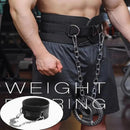 Cinturón con peso para entrenamiento en interiores, para dominadas en barra simple y doble, cinturón de pesas para entrenamiento de fuerza, unisex