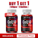 Suplemento de coenzima Q10, para la salud del corazón y cardiovascular, aumento de energía, equilibrio de la presión arterial, apoyo a la función cerebral