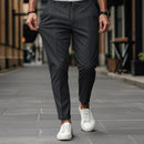 Instinct Blue – Pantalones Casual Hombre Pierna Recta | Color Sólido | Verano Moda