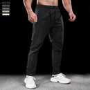 Pantalones deportivos para hombre, ropa de entrenamiento para correr, gruesa, microelástica, secado rápido, otoño, 2024