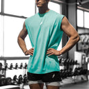 Camiseta deportiva sin mangas para hombre, chaleco de secado rápido, transpirable, holgada, para entrenamiento, Verano