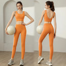 Ropa Deportiva para Mujer: Conjunto de Sujetador y Top de Yoga de Alta Intensidad Antichoque y Antideslizante para Correr, con Efecto Push-Up