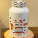 Suplemento de Cúrcuma y Curcumina 1,000mg – 95% Curcuminoides con Pimienta Negra y Jengibre – Apoya la Salud de las Articulaciones y Antioxidante – 120 Cápsulas