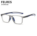 Gafas deportivas cuadradas para hombre y mujer, lentes de lectura con luz azul, graduadas, ópticas, enfoque único, presbicia, + 4,75