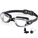 Gafas de natación profesionales impermeables, gafas antiniebla 100% protección UV sin fugas para adultos, hombres, mujeres y jóvenes