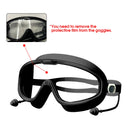 Gafas de Natación de Marco Grande para Hombre y Mujer, HD, Gran Angular, Antivaho, Anti-Ultravioleta, Silicona Suave