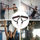 Empuñadura de alta resistencia para máquina de cable con gancho y anilla en D, empuñaduras metálicas para gimnasio, agarre para entrenamiento de yoga, ejercicio, bandas de resistencia y gimnasio.