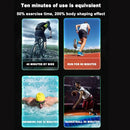 Entrenador muscular Abdominal recargable por USB, masajeador muscular Abdominal portátil, cinturón de entrenamiento electrónico, equipo de ejercicio físico