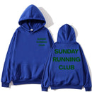 Instinct Blue – Sudadera Running Club Hombre Mujer | Fleece Oversize | Streetwear