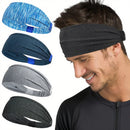 1/3 uds. de diademas deportivas para hombre y mujer, bandas elásticas suaves para el cabello, para gimnasio, yoga, deportes al aire libre, bandas para el sudor.