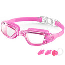 Gafas de natación profesionales impermeables, gafas antiniebla 100% protección UV sin fugas para adultos, hombres, mujeres y jóvenes