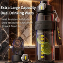 Instinct Blue – Botella Deportiva Doble Uso | Antigoteo y Resistente al Calor | BPA Free