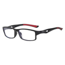 Gafas de lectura deportivas ultraligeras para hombre y mujer, lentes ópticas para presbicia, antiluz azul, visión lejana, dioptrías + 100 + 400