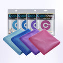 Toallas de refrigeración de 4 piezas (35,4x11,8 pulgadas), toalla deportiva suave y transpirable para exteriores, gimnasio, Yoga, ejercicio, Camping, Fitness, Runni