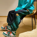 Instinct Blue – Pantalones Deportivos Hombre Hip Hop | Baggy Harajuku | Verano Casual