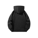 Sudaderas con capucha de media cremallera para hombre, nuevas sudaderas de manga larga de Color sólido, sudaderas deportivas holgadas y cálidas, Jersey informal de moda