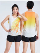 Chaleco de Running de Secado Rápido para Maratón, Ropa Deportiva para Hombre y Mujer, Traje de Entrenamiento de Fibra de Poli...