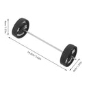 Instinct Blue – Mancuerna Miniatura Decorativa | Escala 1:12 | Accesorio Fitness Mini