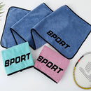 Toalla deportiva de fibra ultrafina para gimnasio, toalla de absorción de sudor para Yoga, toalla de secado rápido para ejercicio y playa, 30x110cm, 1 ud.