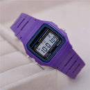 Reloj Deportivo Digital LED para Hombre, Reloj de Pulsera Electrónico con Esfera Cuadrada Pequeña y Sencilla, con Correa de Silicona, Reloj de Moda Casual para Hombre