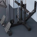 Equipo de gimnasio en casa, máquina multifunción para moscas montada en la pared, polea alta, máquina extraíble Lat, sistema de polea moldeadora muscular