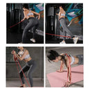 Instinct Blue – Set Bandas Resistencia Goma | Fitness y Bodybuilding | Gym Mujer