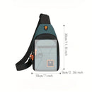 Instinct Blue – Mochila Hombre Senderismo Impermeable | Bandolera | Bolso Pecho Viaje