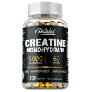 Instinct Blue – Creatina Monohidrato Cápsulas | Fuerza Muscular | Reduce Fatiga y Energía