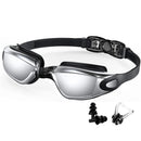 Gafas de natación profesionales impermeables, gafas antiniebla 100% protección UV sin fugas para adultos, hombres, mujeres y jóvenes