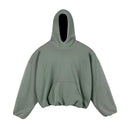 Sudadera con capucha de gran tamaño para hombre, Jersey holgado de diseño de Hip Hop, Color sólido