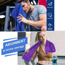 Toalla de secado rápido para Fitness, 30x100cm, microfibra, para gimnasio, Yoga, entrenamiento, natación, tenis, playa, correr, antideslizante, deportiva, para el sudor