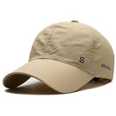 Sombrero para el sol para hombre al aire libre de secado rápido y transpirable para pescar en verano - Estilo gorra de béisbol