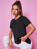 Instinct Blue – Top Deportivo Mujer Yoga | Espalda Cruzada | Transpirable