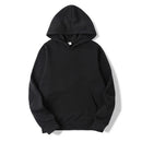 Sudaderas con capucha para hombre, jersey para mujer, sudaderas con capucha informales para primavera y otoño, sudaderas con capucha de Color sólido, sudadera negra de gran tamaño para hombre