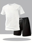Instinct Blue – Conjunto Deportivo Hombre Dos Piezas | Camiseta + Shorts | Verano