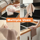 Toalla de algodón, paño de cocina absorbente suave, trapos para platos de cocina, panal, toalla de lavado de cara transpirable, paño de limpieza del hogar