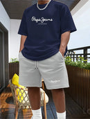 Instinct Blue – Conjunto Deportivo Hombre Dos Piezas | Camiseta + Shorts | Verano