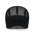 Gorra Retro de Malla Transpirable para Hombre, Estilo Newsboy, Ajustable, Plana, para Primavera y Verano