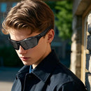 Gafas de sol polarizadas para hombre, protección integral, gafas de sol, montura ligera y cómoda, gafas deportivas para conducir y pescar