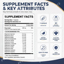 Cápsulas de Suplemento de Magnesio, 12 Formas de Magnesio, Complejo Mineral, Suplemento Nutricional Mineral Diario para el Bienestar Diario