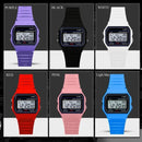 Relojes Deportivos LED Digitales para Hombres, Mujeres y Niños, Reloj Electrónico Infantil con Esfera Cuadrada Pequeña, Correa de Silicona Informal, Reloj para Hombre