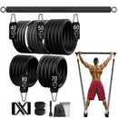 Banda elástica de resistencia para botín de Fitness, 300lb, entrenamiento para entrenamiento en casa, ejercicio, deporte, gimnasio, conjunto de arnés con mancuernas, equipo expansor