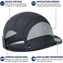 Instinct Blue – Gorra Running UPF 50+ | Protección Solar | Ajustable Hombre Mujer