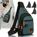 Instinct Blue – Mochila Hombre Senderismo Impermeable | Bandolera | Bolso Pecho Viaje
