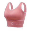 Instinct Blue – Top Deportivo Mujer Sin Aros | Espalda En U | Sujetador Exterior