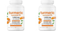 Suplemento de Cúrcuma y Curcumina 1,000mg – 95% Curcuminoides con Pimienta Negra y Jengibre – Apoya la Salud de las Articulaciones y Antioxidante – 120 Cápsulas