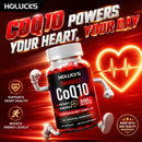 Suplemento de coenzima Q10, para la salud del corazón y cardiovascular, aumento de energía, equilibrio de la presión arterial, apoyo a la función cerebral