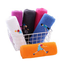 Toalla más larga de algodón puro M Sport-toallitas para correr y gimnasio, toallas absorbentes para el sudor, con monograma