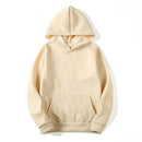 Sudaderas con capucha para hombre, jersey para mujer, sudaderas con capucha informales para primavera y otoño, sudaderas con capucha de Color sólido, sudadera negra de gran tamaño para hombre