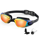 Gafas de natación profesionales impermeables, gafas antiniebla 100% protección UV sin fugas para adultos, hombres, mujeres y jóvenes